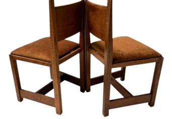 Two Art Deco Modernist Side Chairs by Hendrik Wouda for Pander, 1924